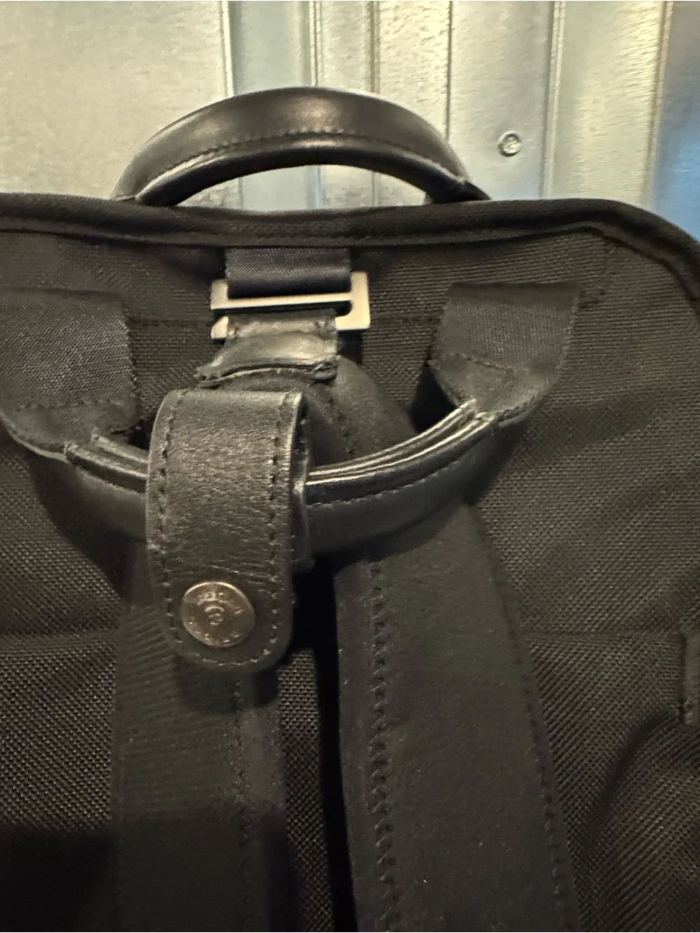 Briggs & Riley Black Laptop Briefcase with Front Zip Pocket